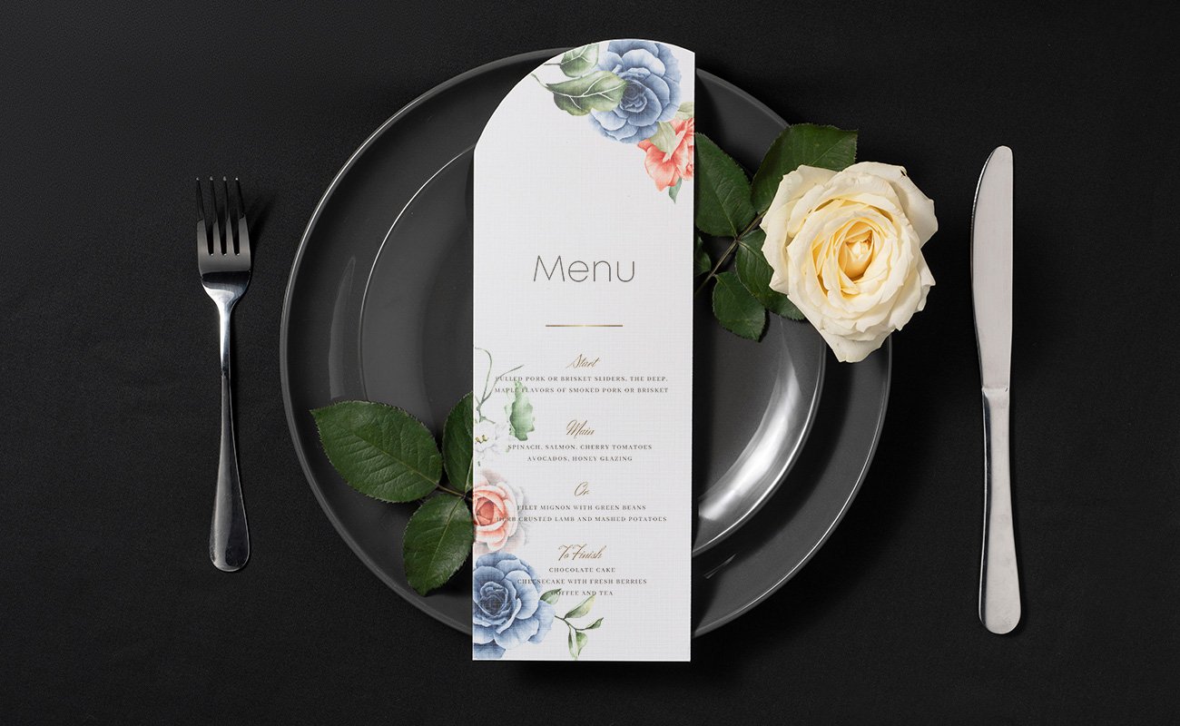Wedding Menus Design